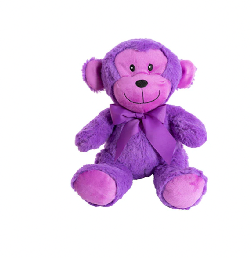 Purple Monkey Teddy Bear