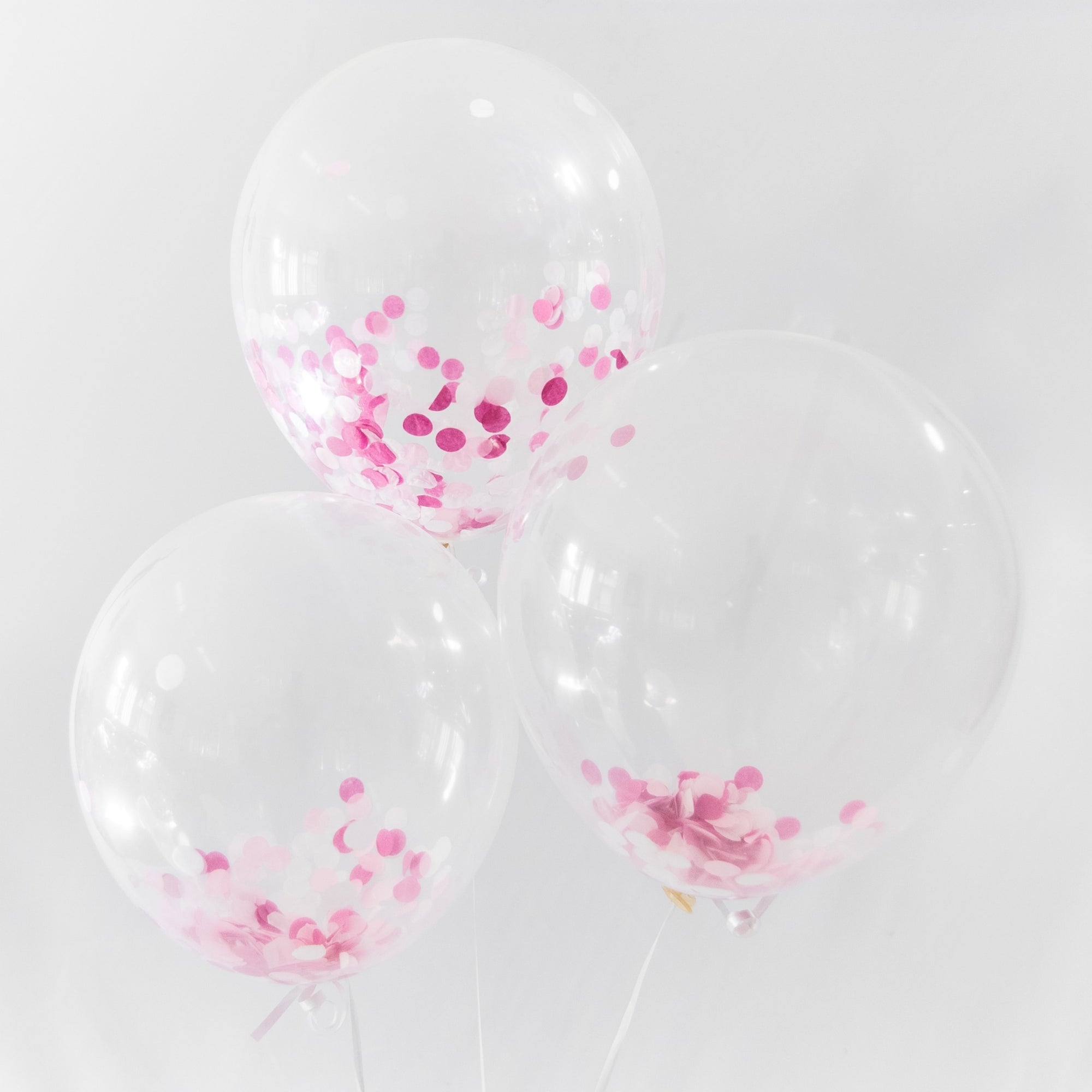 Pink Confetti Balloon Bundle