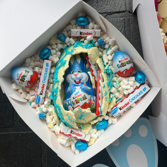 Blue Kinder mini smash egg