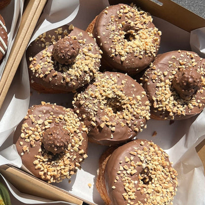 Chocolate Crushed Nut Cronuts