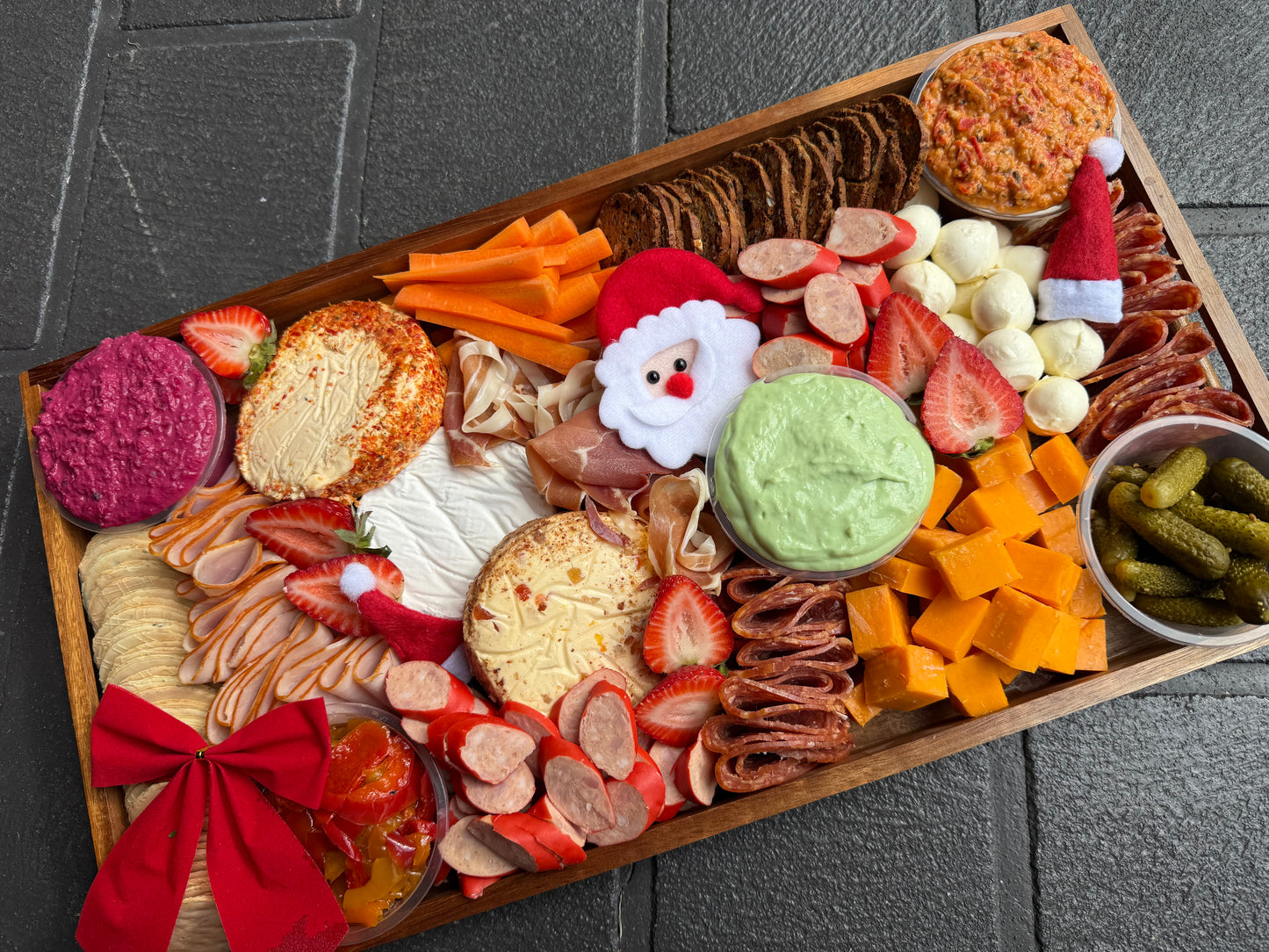 Cheesy Cheer + Keepsake Christmas Board