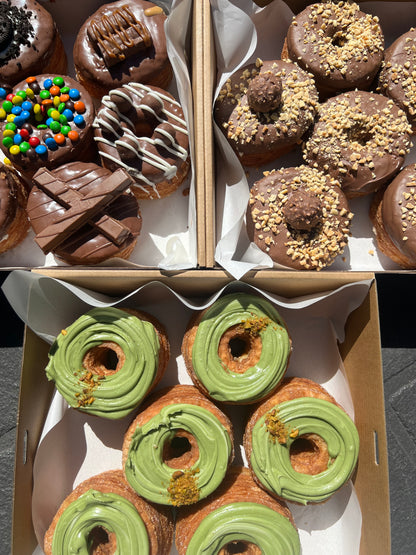 Chocolate Crushed Nut Cronuts