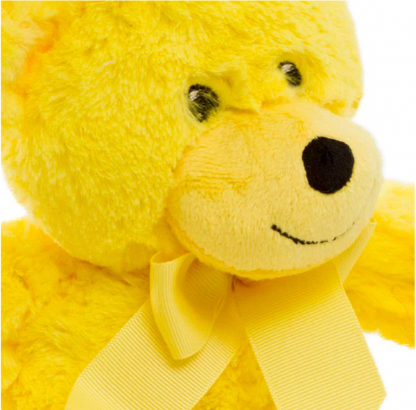 Yellow and best sale white teddy bear