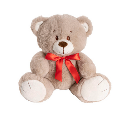 Brown Teddy Bear with white feet