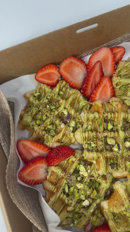 Mini Pistachio Waffle Bouquet