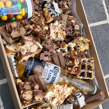 Medium waffle box with Corona