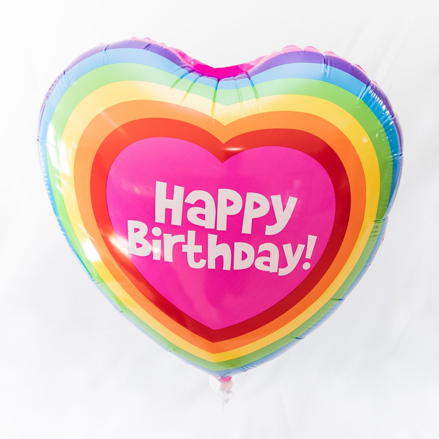 Happy Birthday Heart Balloon