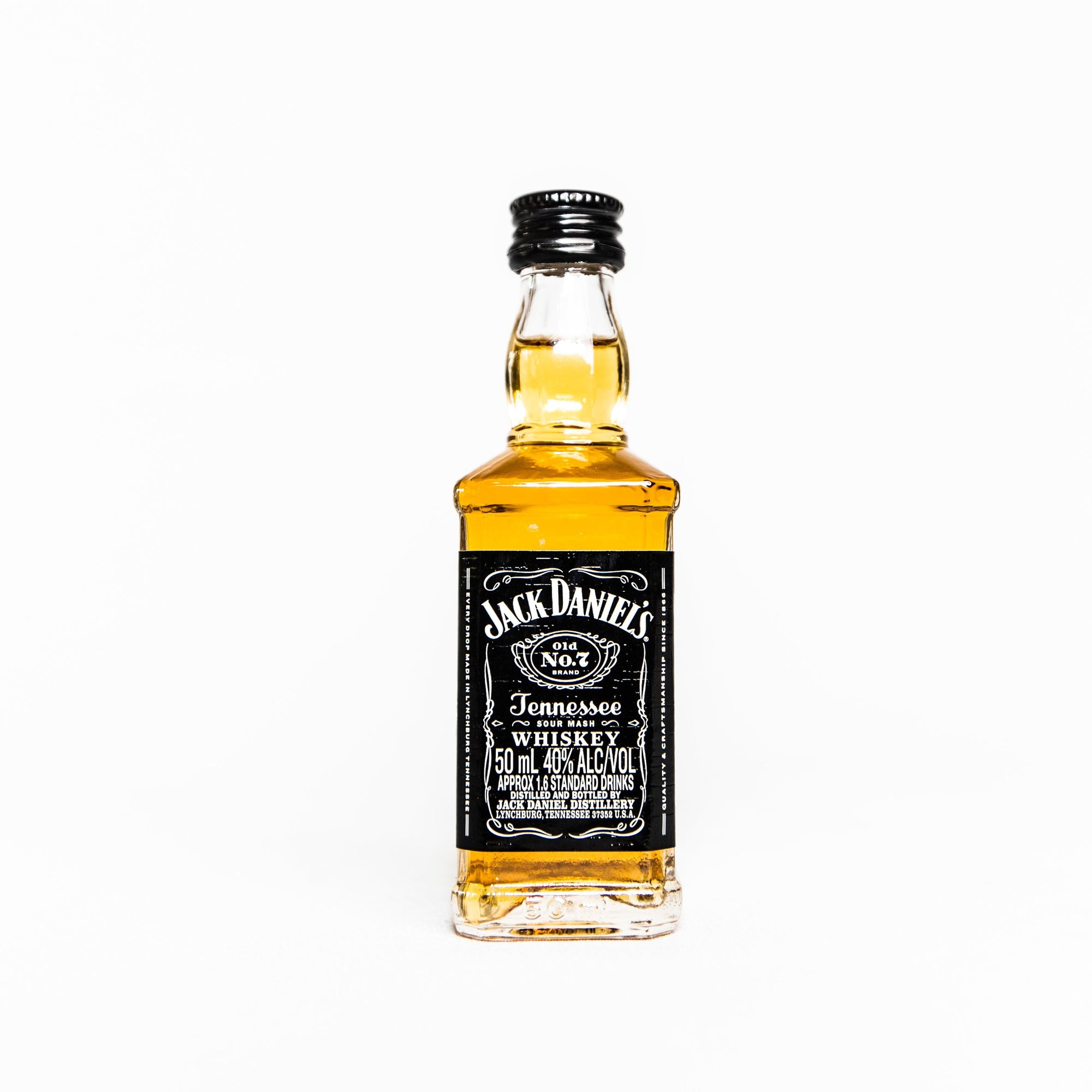 Jack Daniels Tennessee Sour Mash Whiskey ~ 50ml