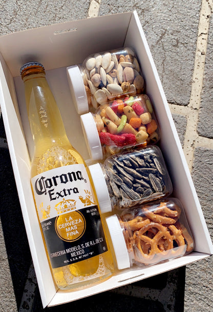 Corona with Snacks